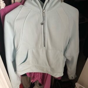 Lululemon Half zip scuba with hood